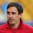 Pic: Gary Neville is winding up Man City fans on Twitter ahead of the derby