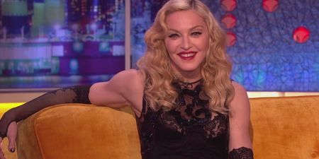 Video: Madonna says that her fall ‘wasn’t a stunt’ on the Jonathan Ross Show