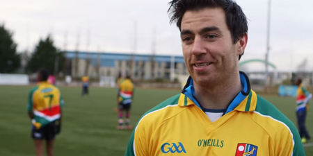 Video: Michael Darragh McCauley takes on South Africa Gaels in a kicking challenge… the result will surprise you
