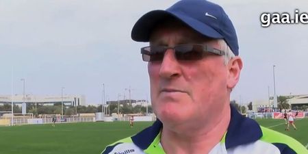 Pic: We’re loving this Pat Spillane caption from the GAA World Games in Abu Dhabi