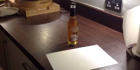Video: How to easily open a bottle of beer using a piece of paper