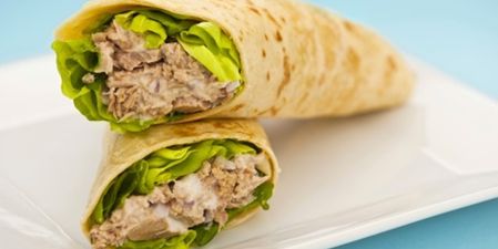 Pure and Simple Recipe of the Day: Crunchy Tuna Wraps
