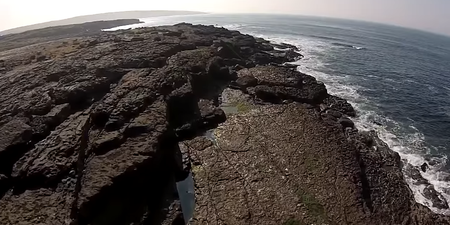 Video: The barren landscape of The Burren looks incredible from above