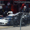 Video: Pit crew member gets absolutely clobbered during 12 Hours of Sebring