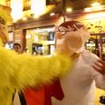 Video: Two lads in London recreate a real-life version of the Family Guy Chicken Fight