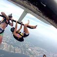 Video: These lunatics did a helicopter skydive and the GoPro footage of it is insane