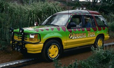 Pic: Car spotted in IKEA Dublin features excellent Jurassic Park-themed paint job