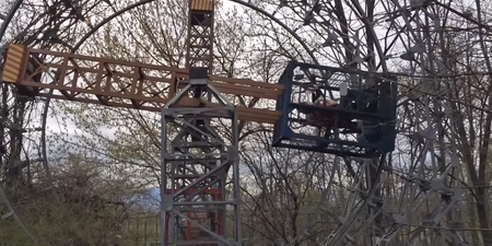 Video: This human-powered theme park looks both fun and terrifying