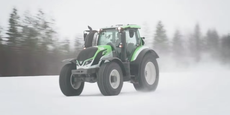 Video: Watch as the world’s fastest tractor breaks 130km/h on snow
