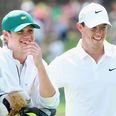 Video: Niall Horan falling over live on TV during his round with Rory McIlroy at Augusta