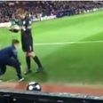 Video: Cheeky Aston Villa ball boy nutmegs Rob Green and he didn’t like it one bit