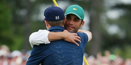 Jordan Spieth’s caddy is probably not regretting his decision to quit teaching