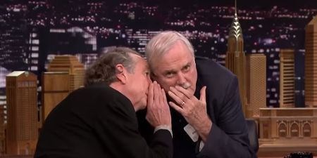 Video: John Cleese ousts Jimmy Fallon as host of The Tonight Show