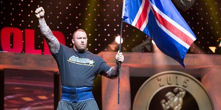 The Mountain from Game of Thrones shows off his strength at World’s Strongest Man 2015
