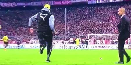 Vine: Jurgen Klopp had no time for Pep Guardiola when celebrating Dortmund’s win over Bayern last night