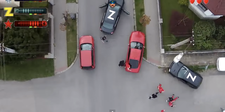 Video: Filmmakers recreate Grand Theft Auto 2 in real life using a drone