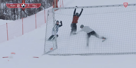 Video: Ski-football is our new favourite offshoot of the sport