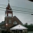 Video: Incredible footage of lightning hitting a church steeple – Back To The Future style
