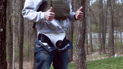 Video: CEO tests out bullet proof cup by taking live round to the b*lls