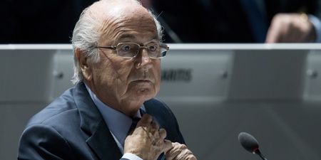People are not at all happy that Sepp Blatter has retained the Presidency of FIFA
