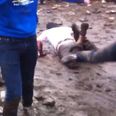 Video: Was the lad that slipped on the ice at Slane yesterday?