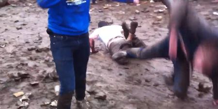 Video: Was the lad that slipped on the ice at Slane yesterday?