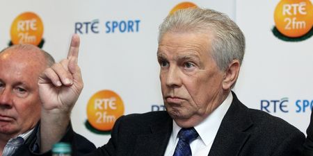 It seems like RTÉ are phasing John Giles out of their football coverage