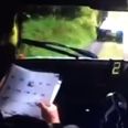Video: Irish rally co-driver lets out hilarious high-pitched scream while rounding a narrow corner