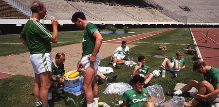 Ireland’s preparation on the eve of their Italia ’90 opener against England was a bit strange