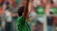 Pic: Brand new image of the moment O’Leary scored his famous Italia ’90 penalty