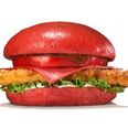 Burger King have launced this new ‘all red’ cheeseburger