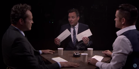 Video: Colin Farrell and Vince Vaughn play ‘True Confessions’ on Jimmy Fallon