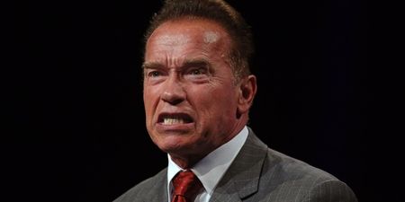 Video: Arnold Schwarzenegger congratulates Conor McGregor as Vegas goes ballistic