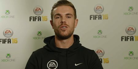 Video: Jordan Henderson appeals to JOE.ie readers to put him on the cover of FIFA 16