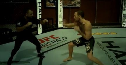 Video: Conor McGregor looks in great nick in training ahead of his big fight next month