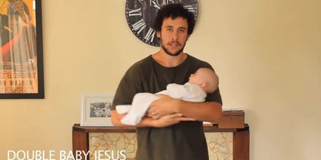Video: This guy has found 21 different ways to hold a baby and they’re hilarious