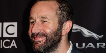 WATCH: Chris O’Dowd reckons that he’s never heard Trump laugh, and we can’t help but agree