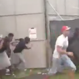 Video: Concert goers smash their way into the Wireless festival and run from security
