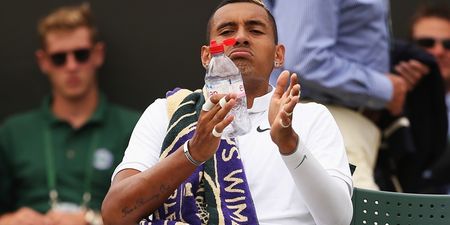 Vine: A sulky Nick Kyrgios was acting the eejit at Wimbeldon today