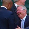 Vine: Alex Ferguson and Thierry Henry sitting together at Wimbledon is like Arsenal v Manchester United in ’03