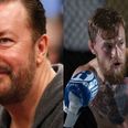 Pic: Ricky Gervais needs curse words to illustrate his admiration for “mighty” Conor McGregor