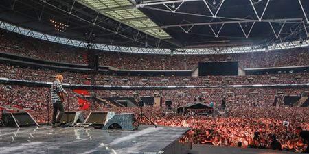 Video: Ed Sheeran meets Love/Hate’s Nidge at Wembley