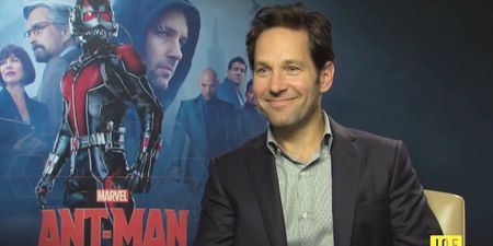“37% of the time, makes you Irish every time” – JOE meets Paul Rudd, star of Marvel’s Ant-Man