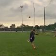Video: Clare’s Ailish Considine with a ridiculous outside of the boot sideline point