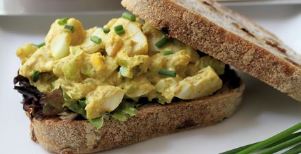 Pure and Simple Recipe of the Day: Curried Egg Salad Sandwich