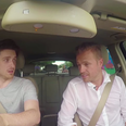 Video: 2fm’s Nicky Byrne takes RTÉ’s Stephen Byrne for his first driving lesson around Fair City