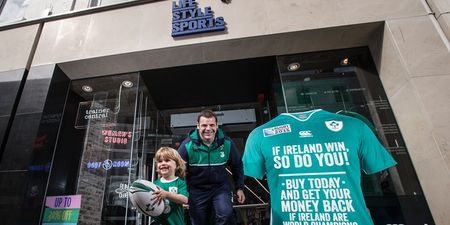 Life Style Sports to refund cost of Irish rugby jerseys if Ireland win the World Cup