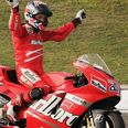 Video: Casey Stoner had a spectacular crash on his return to bike racing