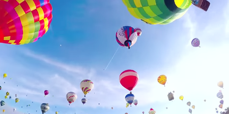 Video: New hot air balloon record set in France with spectacular scenes