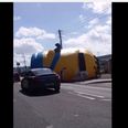 Video: Incredible new footage of the massive inflatable Minion that was on the loose in Dublin